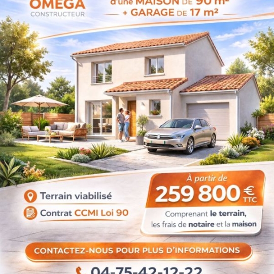  Annonces CHABEUIL : Maison / Villa | PORTES-LES-VALENCE (26800) | 90 m2 | 259 800 &euro; 