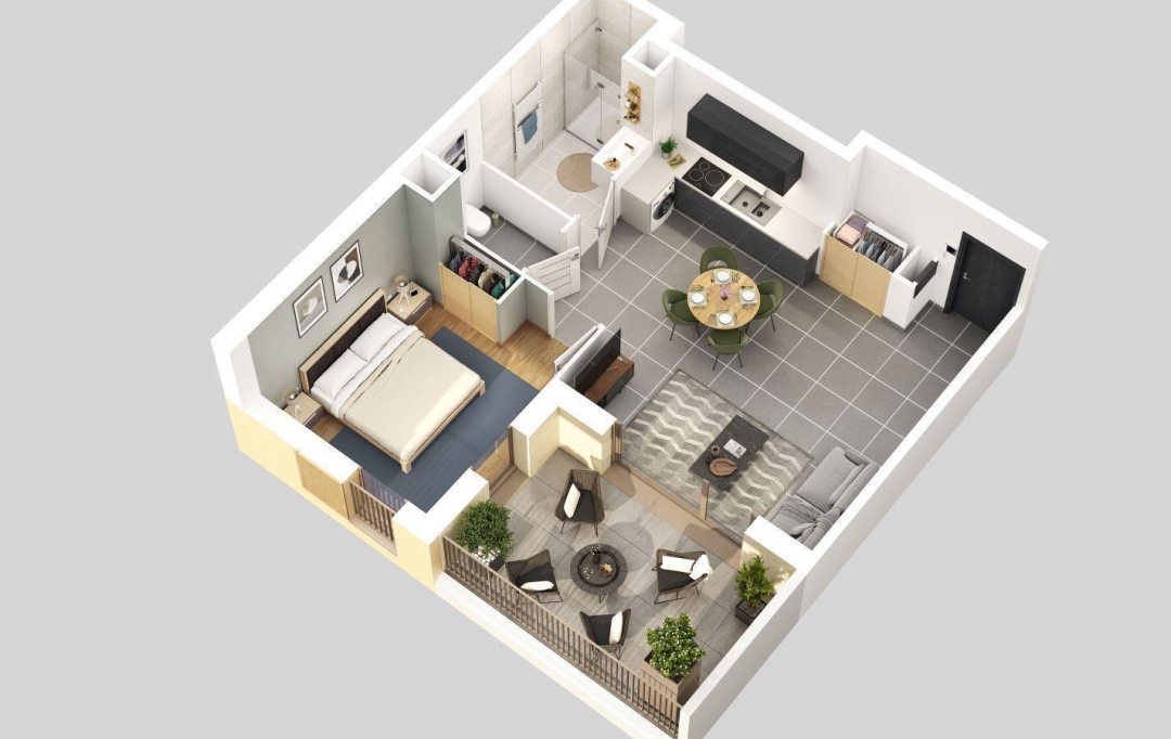 Annonces CHABEUIL : Appartement | BEAUMONT-LES-VALENCE (26760) | 44 m2 | 165 000 € 