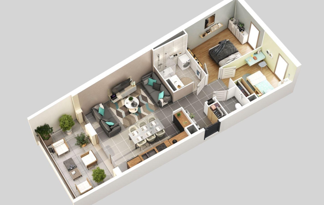 Annonces CHABEUIL : Apartment | BEAUMONT-LES-VALENCE (26760) | 84 m2 | 299 000 € 